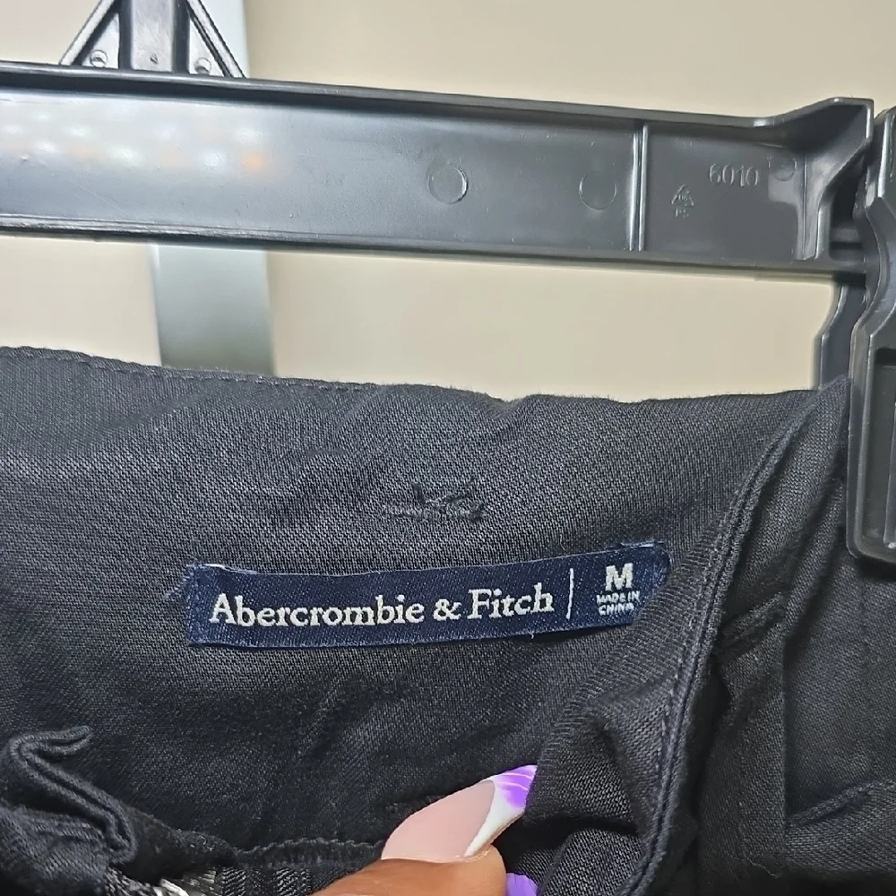 Abercrombie & Fitch‎ Black High Waist Shorts Ladies Sz M